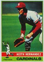 1976 Topps Baseball Cards      542     Keith Hernandez